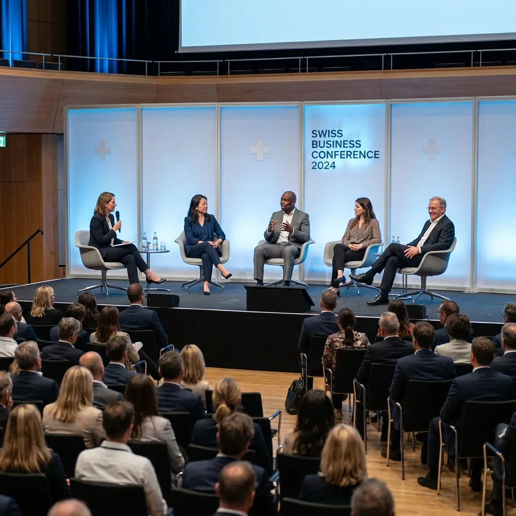 Swiss business panel discussion