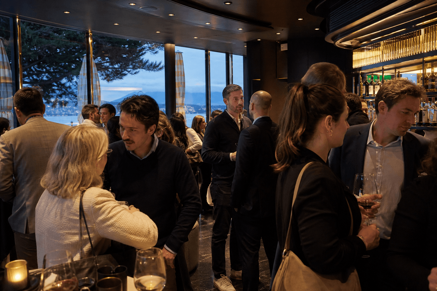 After-work drinks at Monsieur Ador