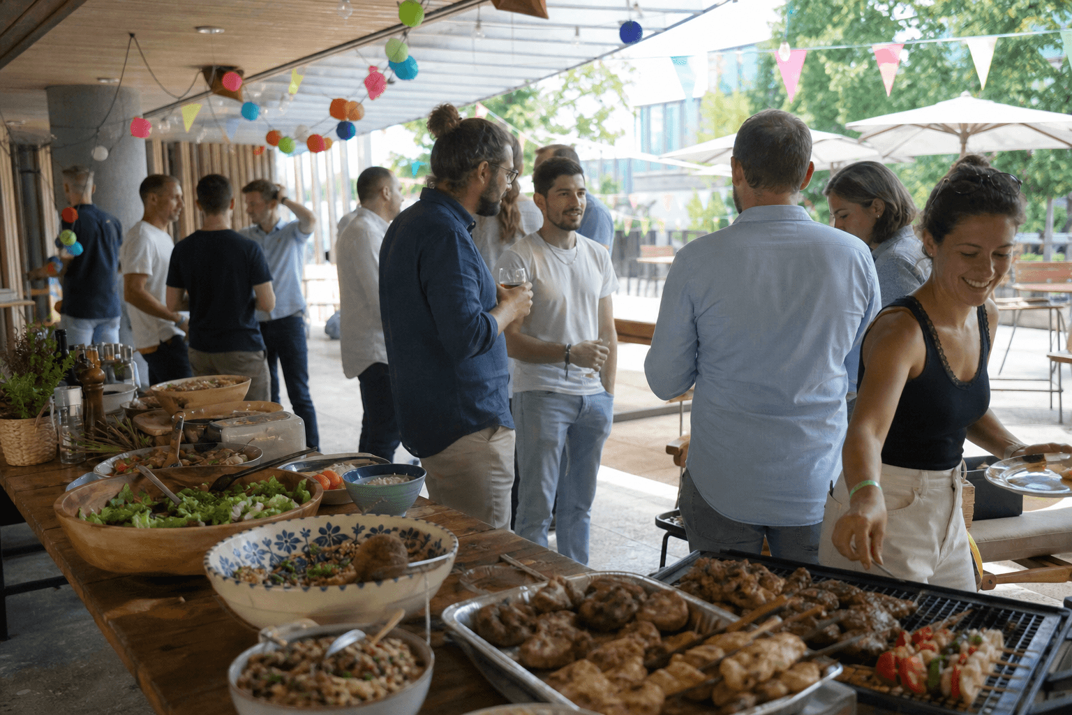 Annual summer BBQ